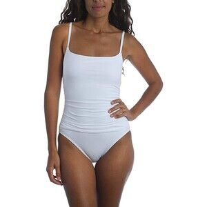 Women's Size 10 La Blanca Lingerie One Piece Swimsuit Contemporary White - NWT